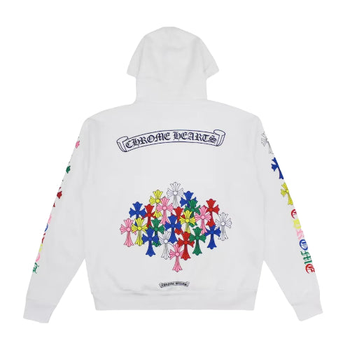 Sweat à Capuche Chrome Heart - Rainbow