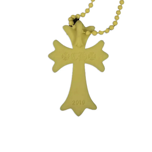 Collier Chrome Heart - Jaune