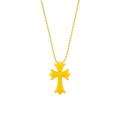 Collier Chrome Heart - Jaune