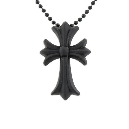 Collier Chrome Heart - Noir Pailleté