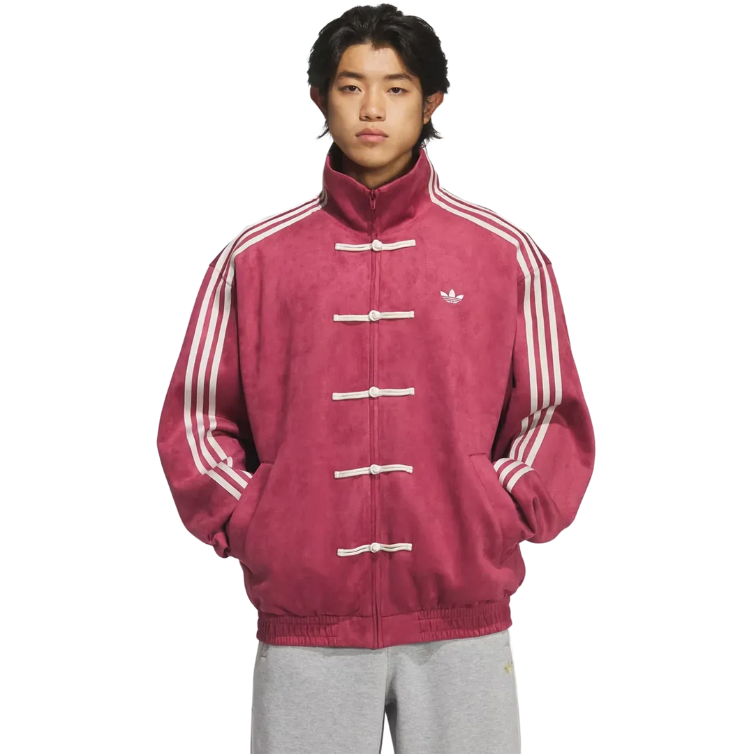 Adidas Tang Track Jacket – Burgundy Red
