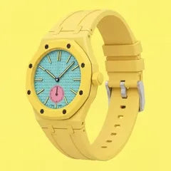 Bracelet Swatch X AP Royal Pop - Jaune Aqua